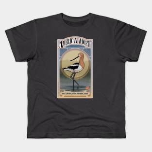 American Avocet Kids T-Shirt